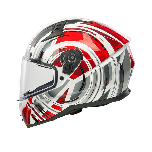 cyclone motorcycle helmet Raiden 3 Cyclone Red Full Face Motorbike Helmet