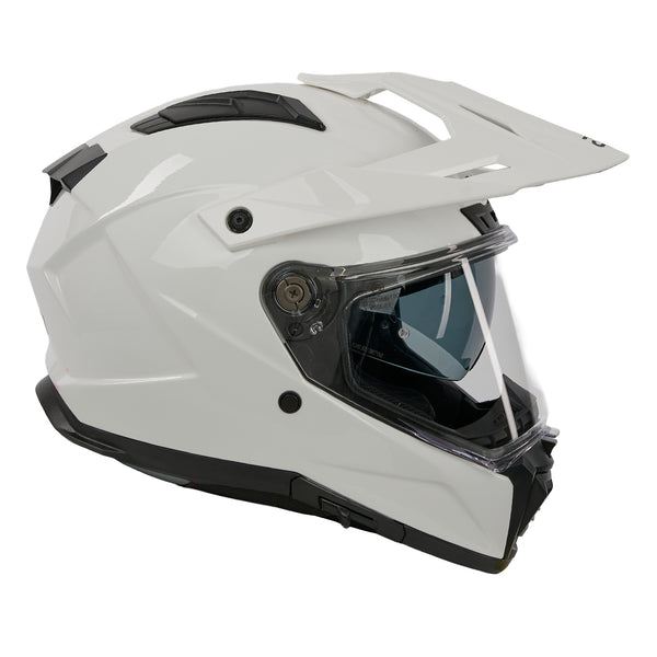 Trailhawk White Full Face Adventure Motorbike Helmet