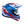 Trailhawk Raptor Red, Blue & White Adventure Motorbike Helmet