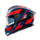 Blade Sabre Black, Blue & Red Full Face Motorbike Helmet