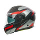 Orion 2 Geo Camo Matt Red Flip Up Motorbike Helmet