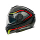 Sirius Flow Orange Flip Up Motorbike Helmet