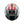 back of red grey and black motorbike helmet with spada logo on the back