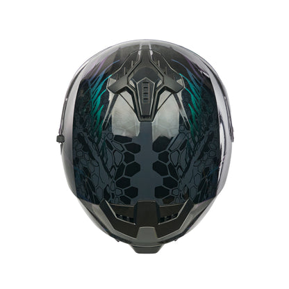 SP18 Dark Chameleon Full Face Motorbike Helmet