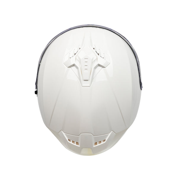 SP18 White Full Face Motorbike Helmet