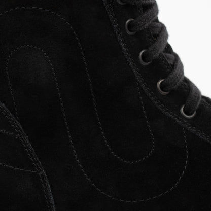 Strider S Waterproof Stealth Black Motorcycle Trainers