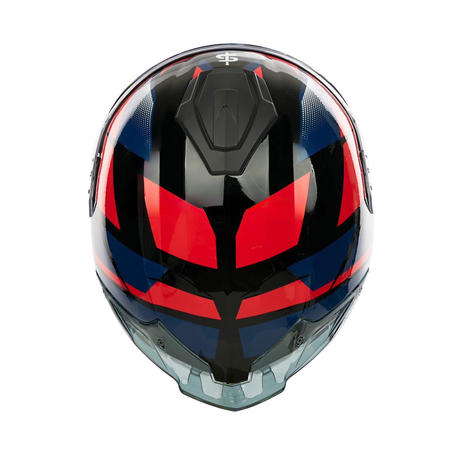 Blade Sabre Black, Blue & Red Full Face Motorbike Helmet