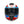 Motorcycle helmet with a Union Jack design on a white background