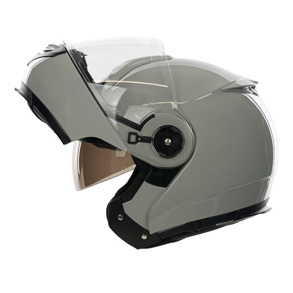 Bastion Nardo Grey Flip Up Motorbike Helmet