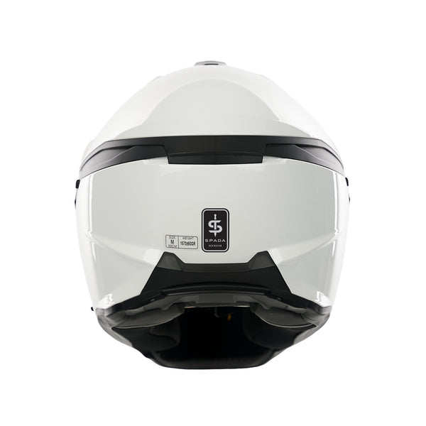 Nitride White Full Face Adventure Motorbike Helmet