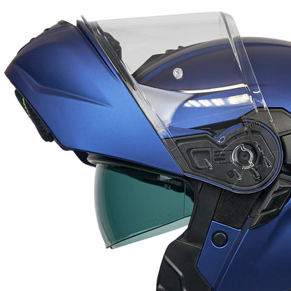 Orion 2 Matt Blue Flip Up Motorbike Helmet