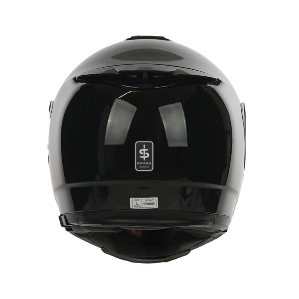 Bastion Gloss Black Flip Up Motorbike Helmet