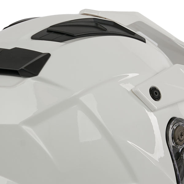 Trailhawk White Full Face Adventure Motorbike Helmet