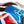 Trailhawk Raptor Red, Blue & White Adventure Motorbike Helmet