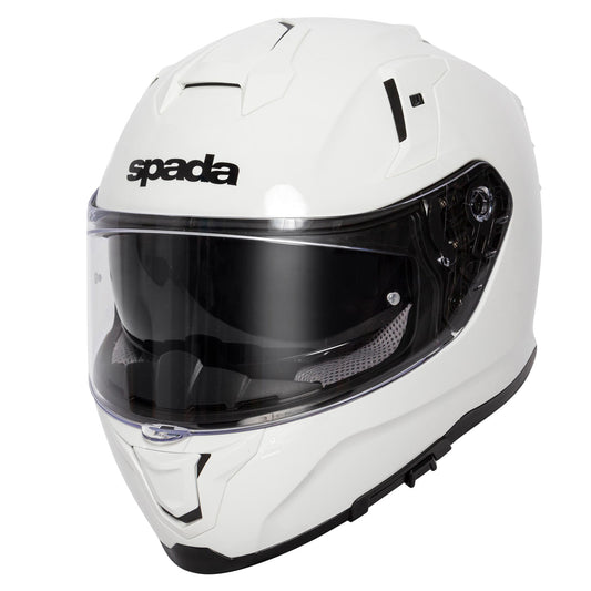 SP17 White Full Face Motorcycle Helmet