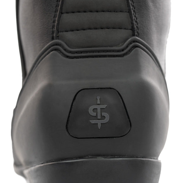 Cyclone Waterproof Black Motorcycle Boots