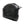 back of matt black motorbike helmet