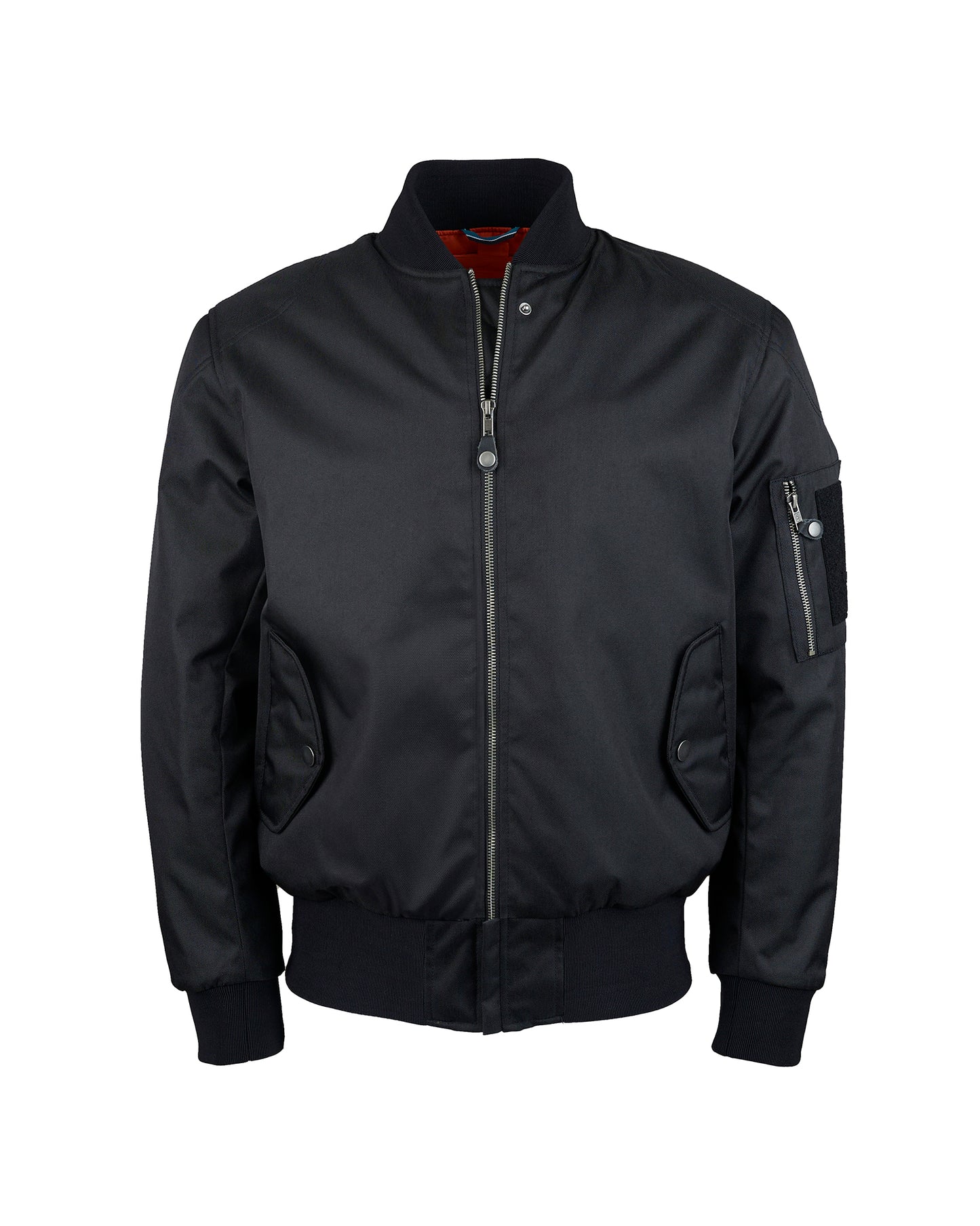 Motorcycle MA1 Bomber Jacket Airforce Black – CE Level A Certified