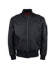 Motorcycle MA1 Bomber Jacket Airforce Black – CE Level A Certified