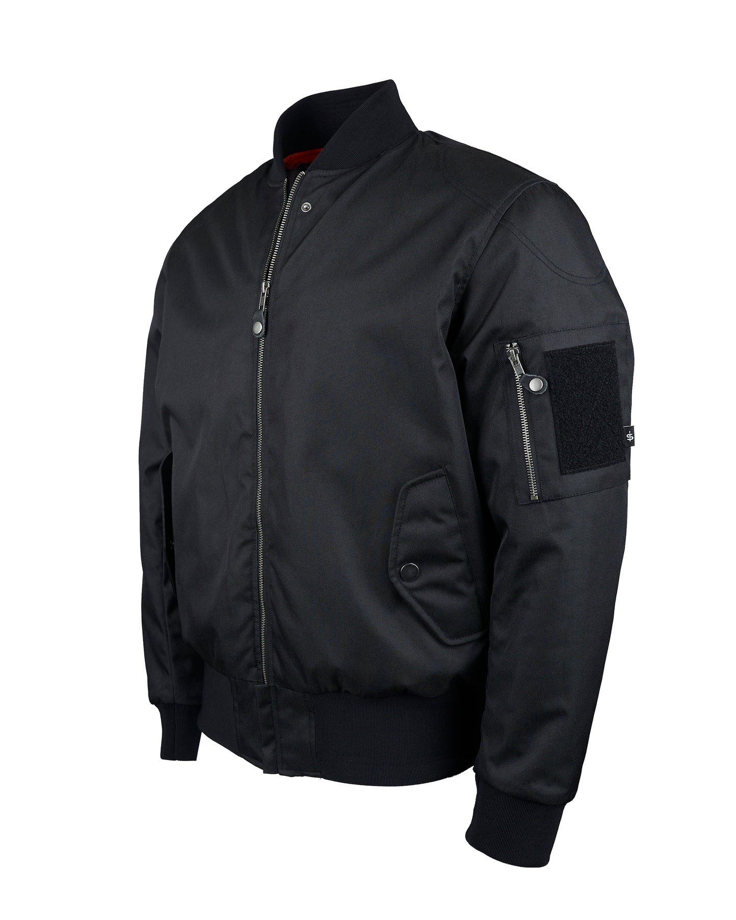 Motorcycle MA1 Bomber Jacket Airforce Black – CE Level A Certified