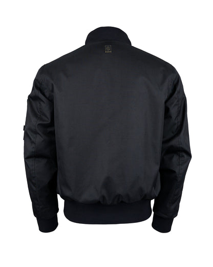 Motorcycle MA1 Bomber Jacket Airforce Black – CE Level A Certified