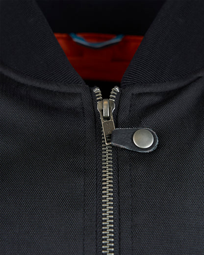 Motorcycle MA1 Bomber Jacket Airforce Black – CE Level A Certified