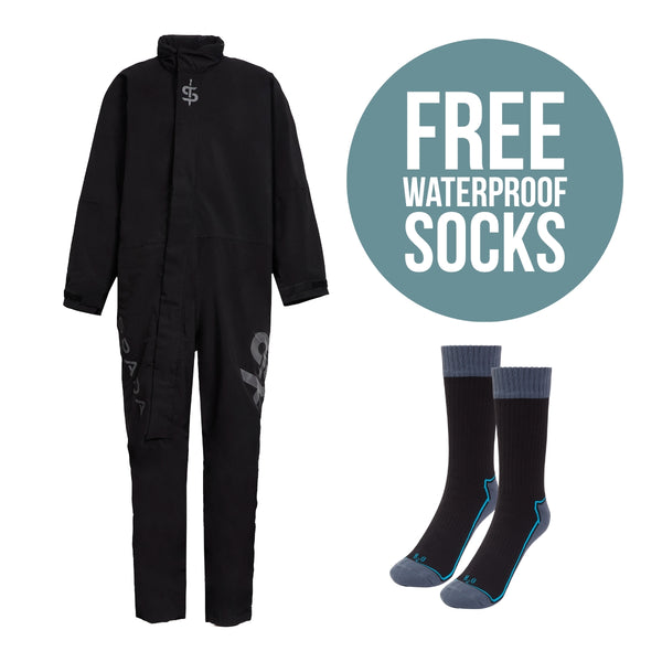 Stay Dry Bundle -  Acqua Shield Oversuit & Waterproof Socks