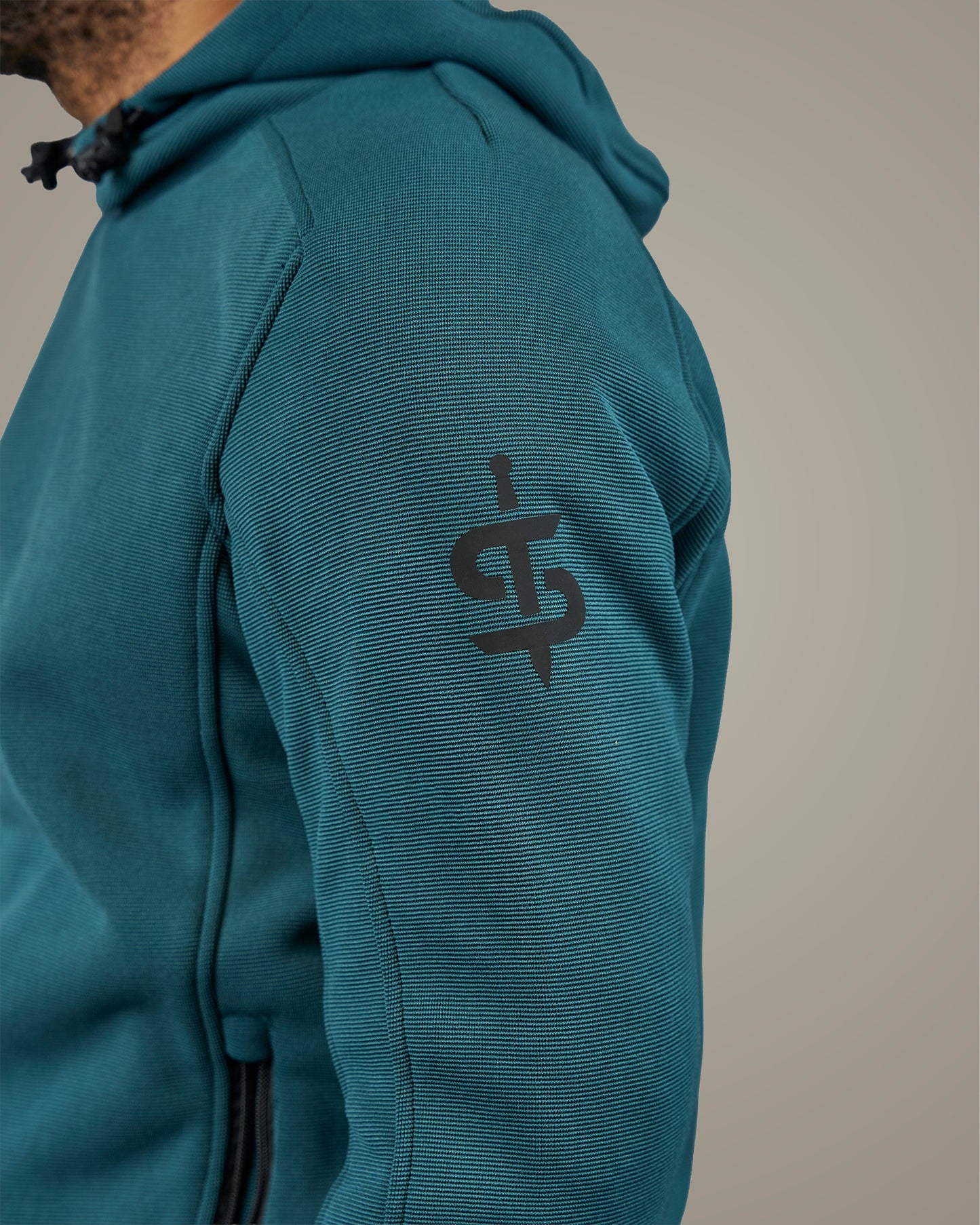 Blade Coral Blue Unisex Motorcycle Hoodie