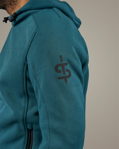 Blade Coral Blue Unisex Motorcycle Hoodie