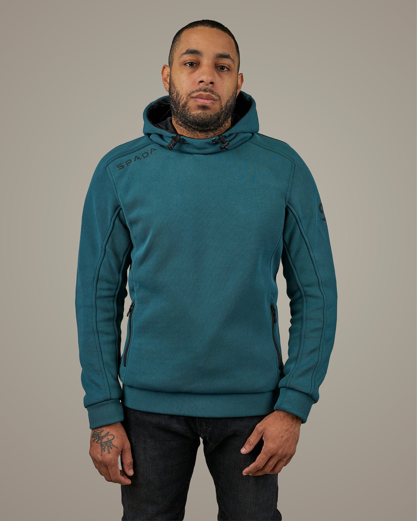 Blade Coral Blue Unisex Motorcycle Hoodie