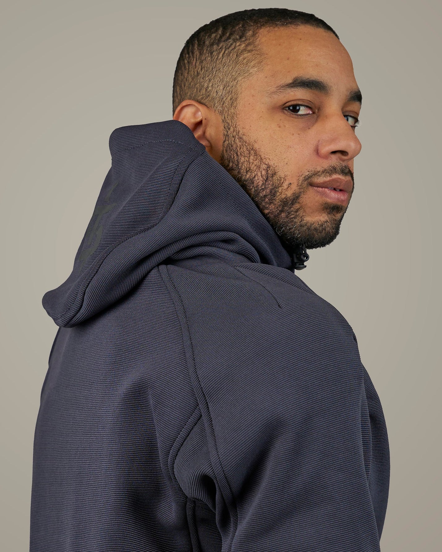 Blade Grey Turbulence Unisex Motorcycle Hoodie