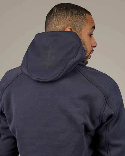 Blade Grey Turbulence Unisex Motorcycle Hoodie