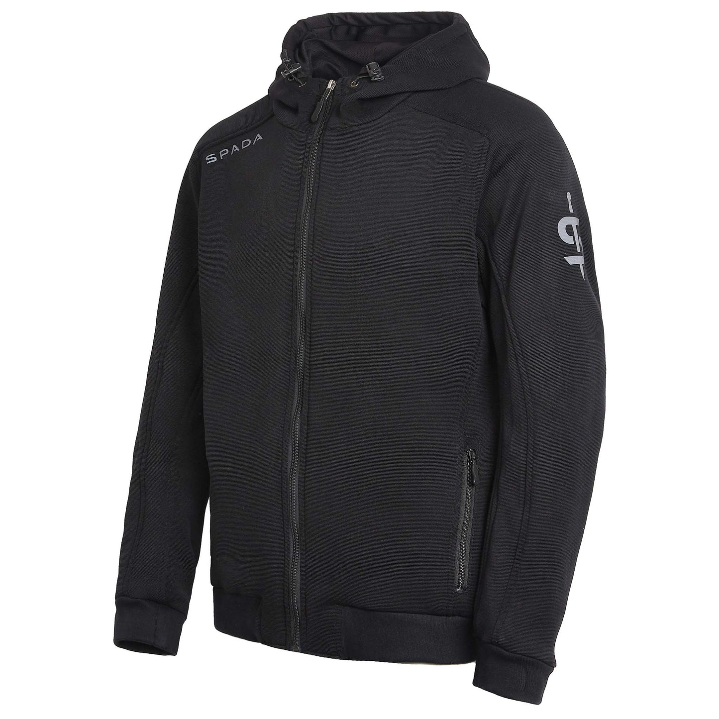 Blade Black Zip Up Unisex Motorcycle Hoodie