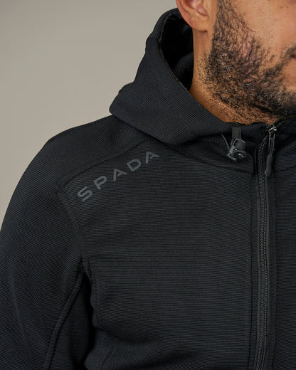 Blade Black Zip Up Unisex Motorcycle Hoodie