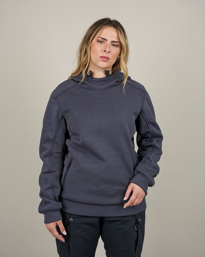 Blade Grey Turbulence Ladies Motorcycle Hoodie