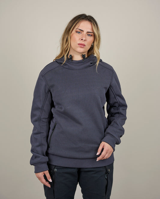 Blade Grey Turbulence Ladies Motorcycle Hoodie