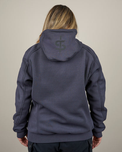 Blade Grey Turbulence Ladies Motorcycle Hoodie