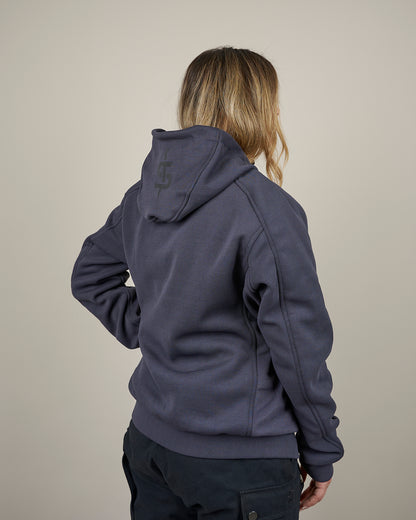 Blade Grey Turbulence Ladies Motorcycle Hoodie