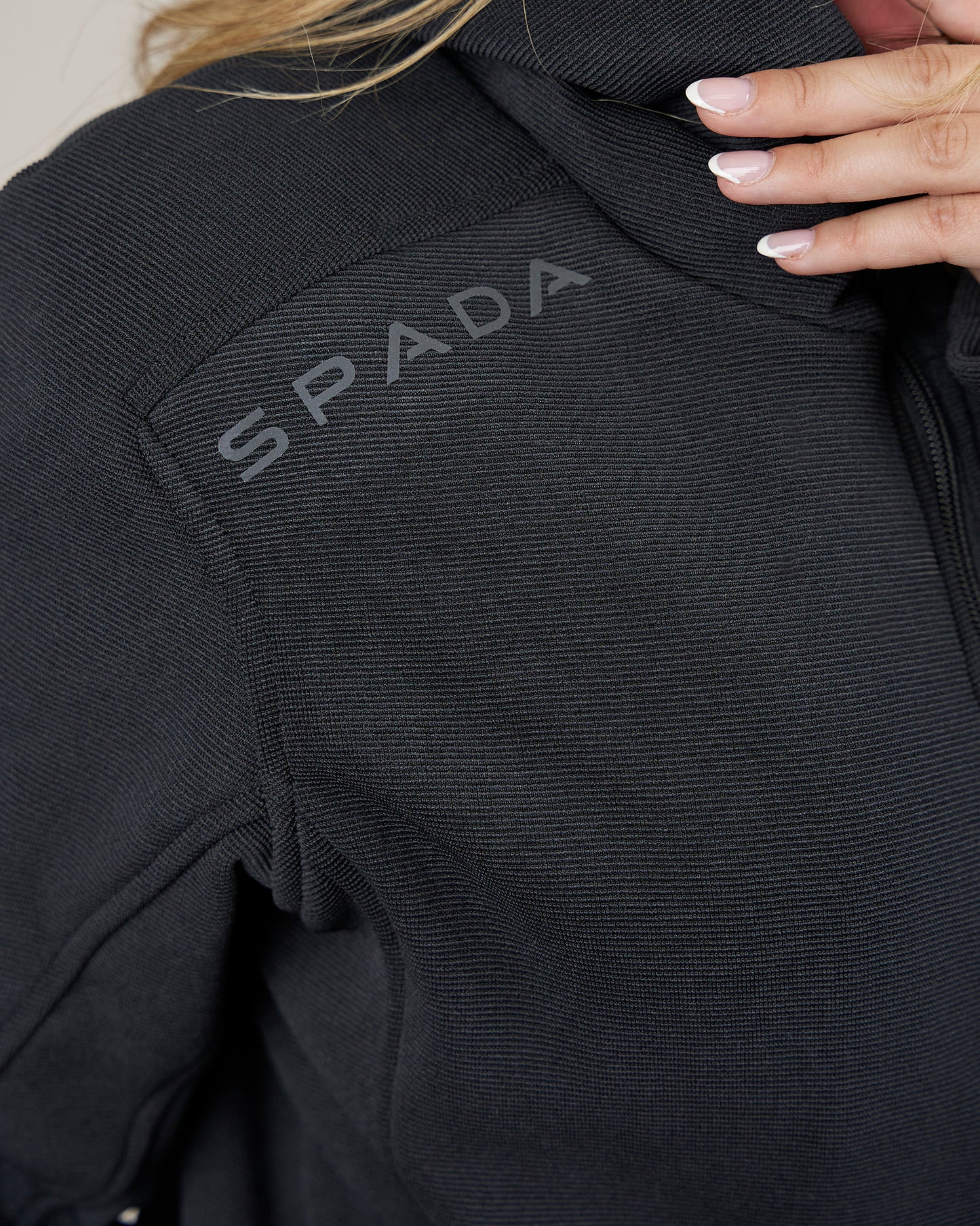 Blade Black Zip Up Ladies Motorcycle Hoodie