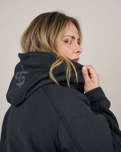 Blade Black Zip Up Ladies Motorcycle Hoodie