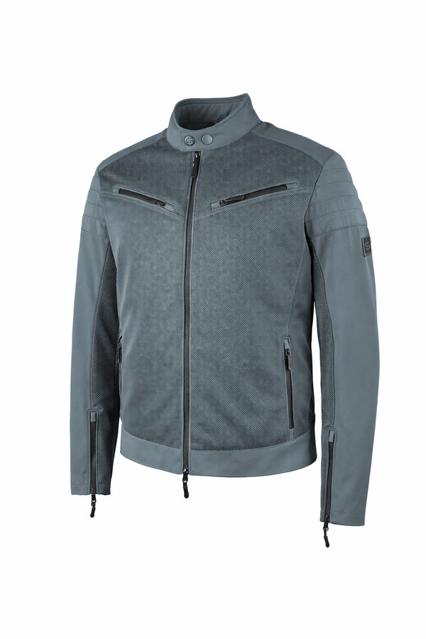 Cafe Air Ultimate Grey Ventilated Motorcycle Jacket