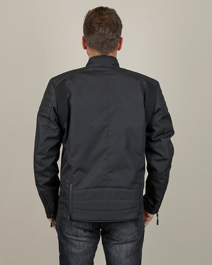 Cafe Flux Black Motorcycle Jacket