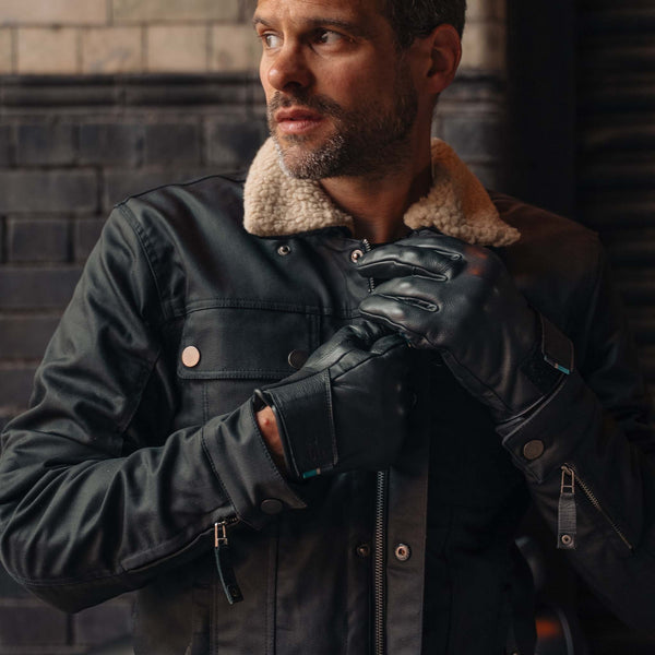 Clutch Winter Black Motorcycle Gloves