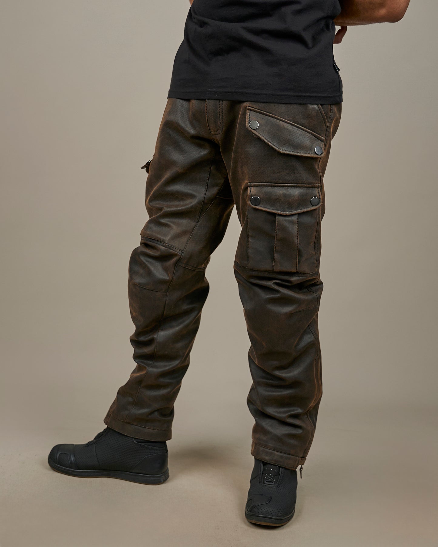 Crossguard Walnut Brown Waterproof Motorcycle Trousers