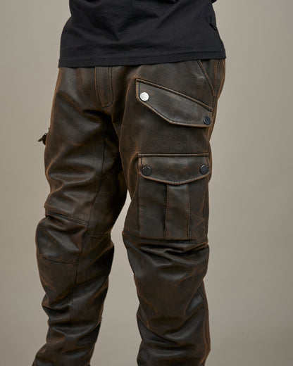 Crossguard Walnut Brown Waterproof Motorcycle Trousers