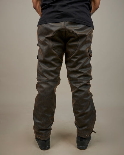 Crossguard Walnut Brown Waterproof Motorcycle Trousers