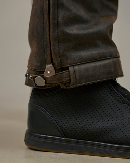 Crossguard Walnut Brown Waterproof Motorcycle Trousers