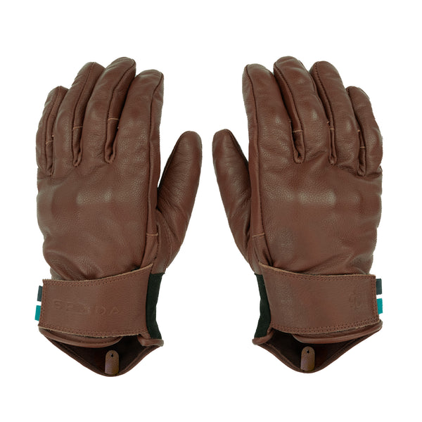 Clutch Winter Cognac Brown Motorcycle Gloves