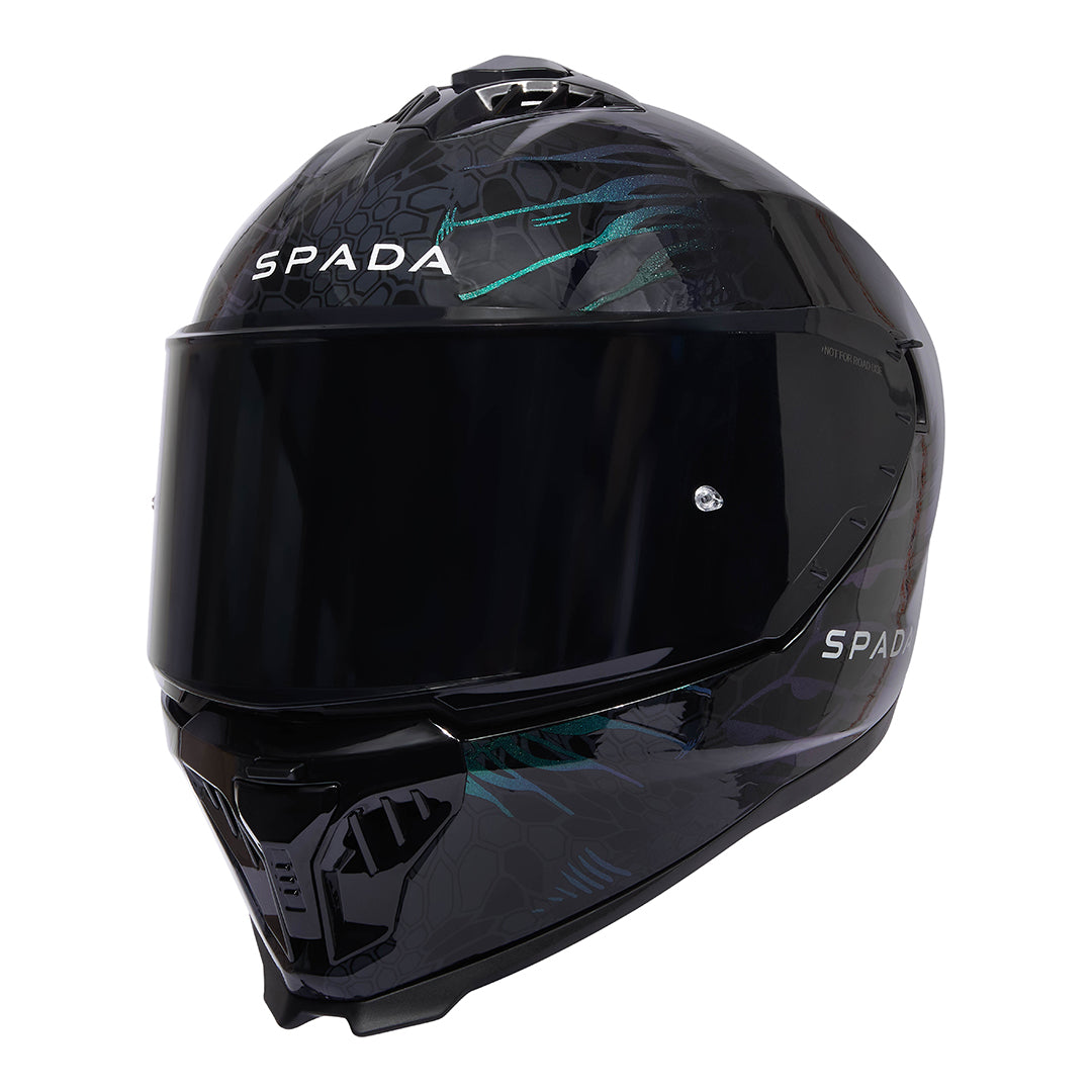 SP18 Dark Black Smoked Visor [Not For Road Use]