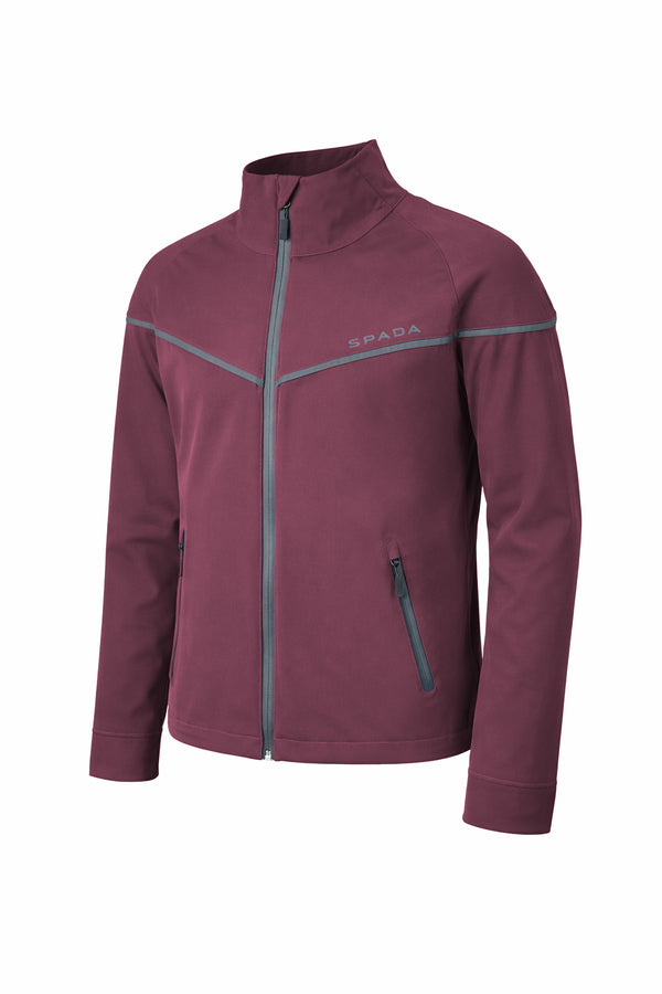 Dash Mens Port Red Motorcycle Jacket
